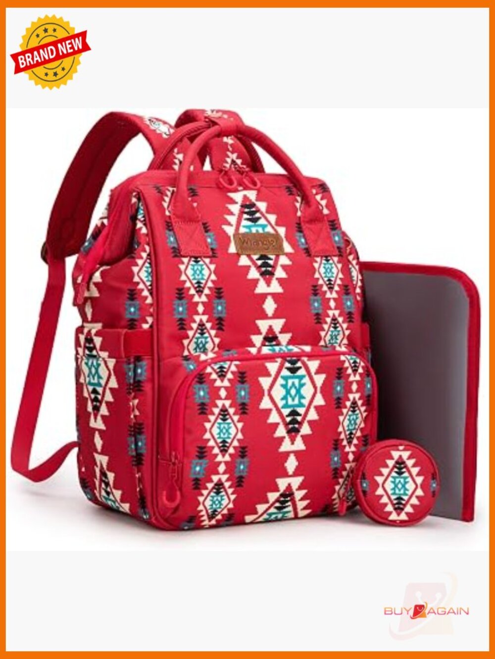 Western Aztec Diaper Bag Backpack Travel Backpack Multi-Function Baby Bags